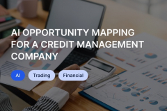 AI opportunity mapping for credit management